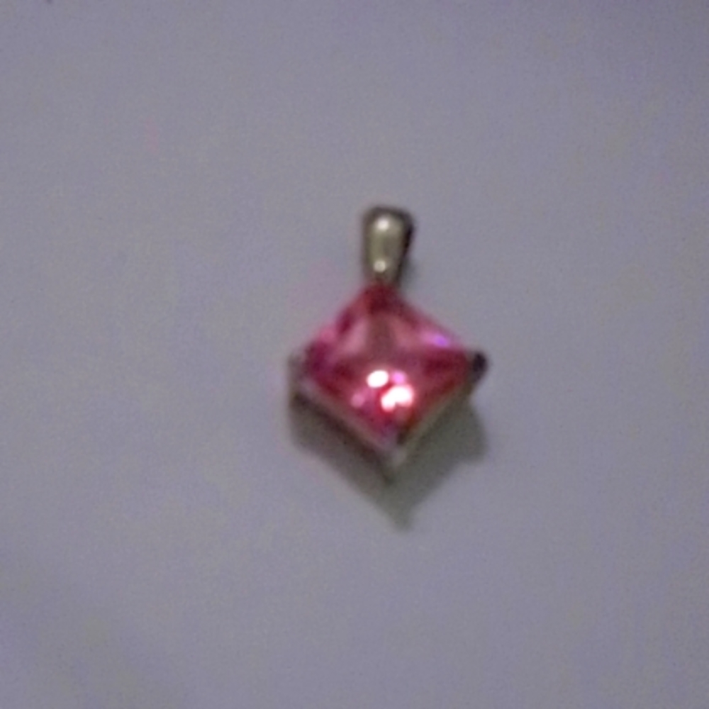 Pink ice charm